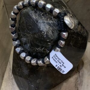 Product Image: Stamped Fine Silver Bead Wrap Bracelet