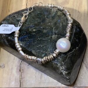 Product Image: Sterling & Coin Pearl Bracelet