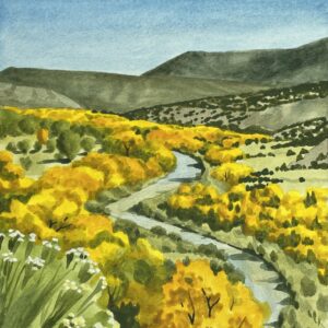Product Image: ‘Chama River Golden Fall’ painting