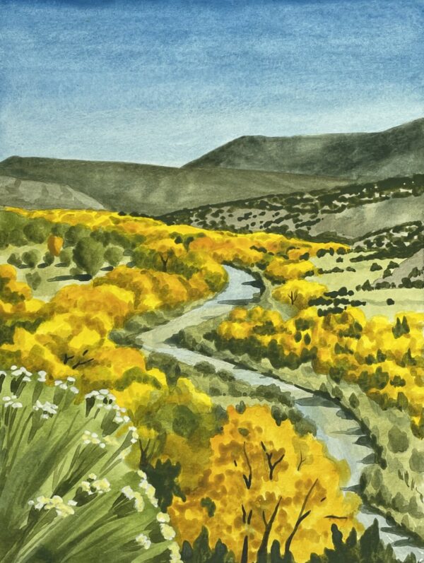 Product Image: ‘Chama River Golden Fall’ painting