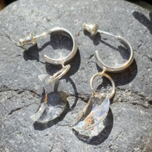 Product Image: Earrings SS Post Swarovski Moon