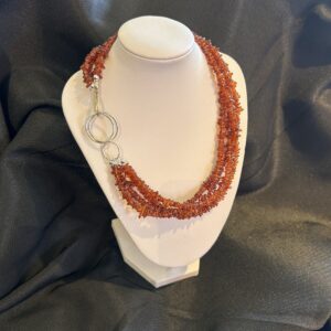 Product Image: Amber & Sterling Necklace