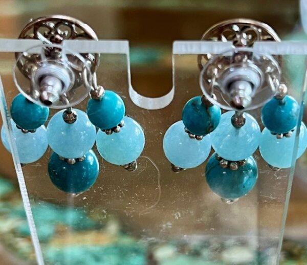 Product Image: Paige Wallace Angelite & Turquoise Earrings