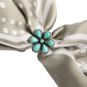 Product Image: Turquoise Flower Bandana Slide