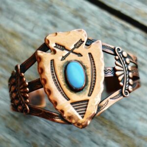 Product Image: Copper Arrowhead Cuff – Bell Trading Post