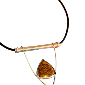 Product Image: Jasper Sterling and Copper Pendant