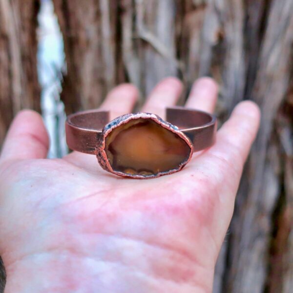 Product Image: Of the Earth Agate Bracelet | Copper