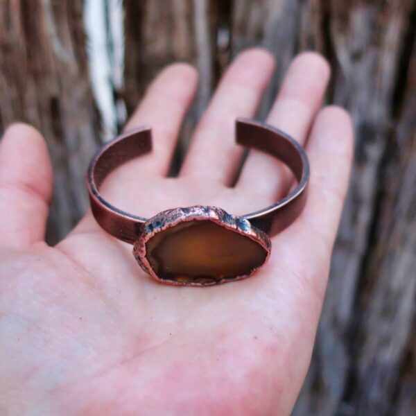 Product Image: Of the Earth Agate Bracelet | Copper