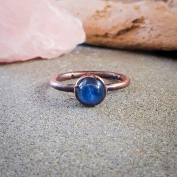 Product Image: Blue Kyanite Ring | Copper | Size 6, 7, 8