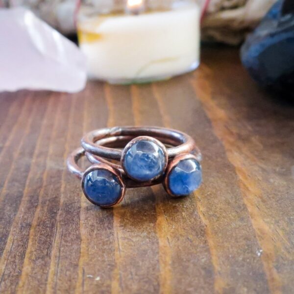 Product Image: Blue Kyanite Ring | Copper | Size 6, 7, 8