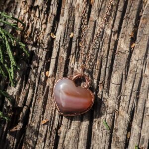Product Image: Compassion for the Heart Carnelian Necklace | Rose Gold & Copper