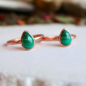 Product Image: Malachite Ring – Copper