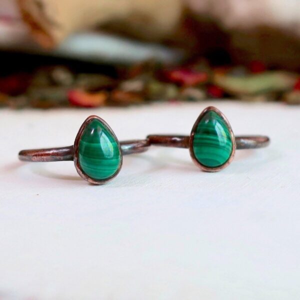 Product Image: Malachite Ring – Copper