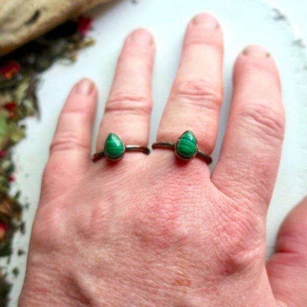 Product Image: Malachite Ring – Copper