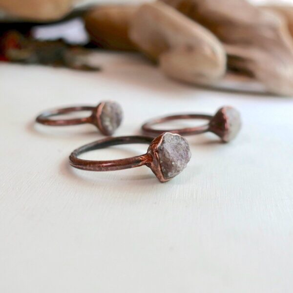 Product Image: Raw Lepidolite Ring