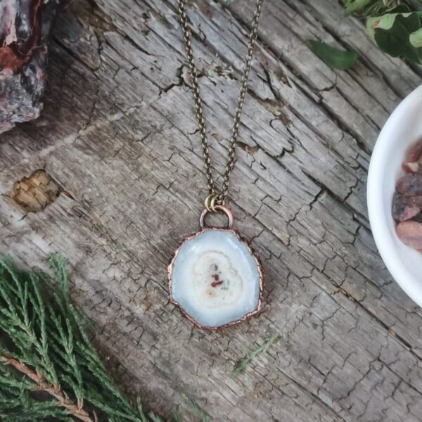 Product Image: Solar Quartz Necklace | Brass & Copper | 18 inches