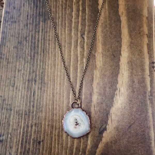 Product Image: Solar Quartz Necklace | Brass & Copper | 18 inches