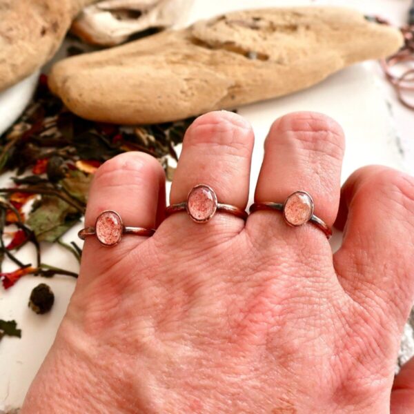 Product Image: Strawberry Quartz Ring | Copper