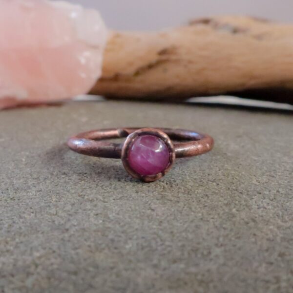 Product Image: Pink Sapphire Ring | Copper