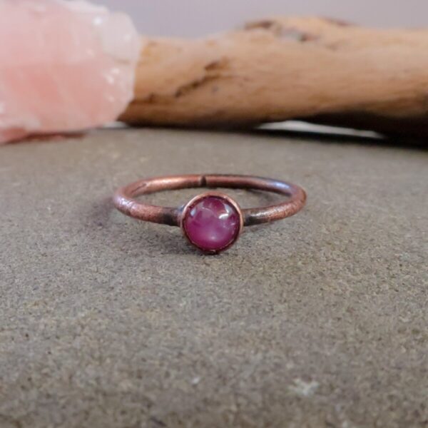 Product Image: Pink Sapphire Ring | Copper