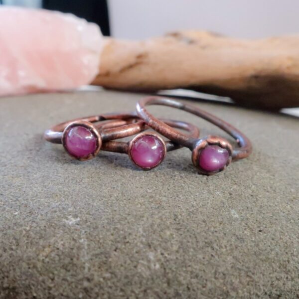 Product Image: Pink Sapphire Ring | Copper