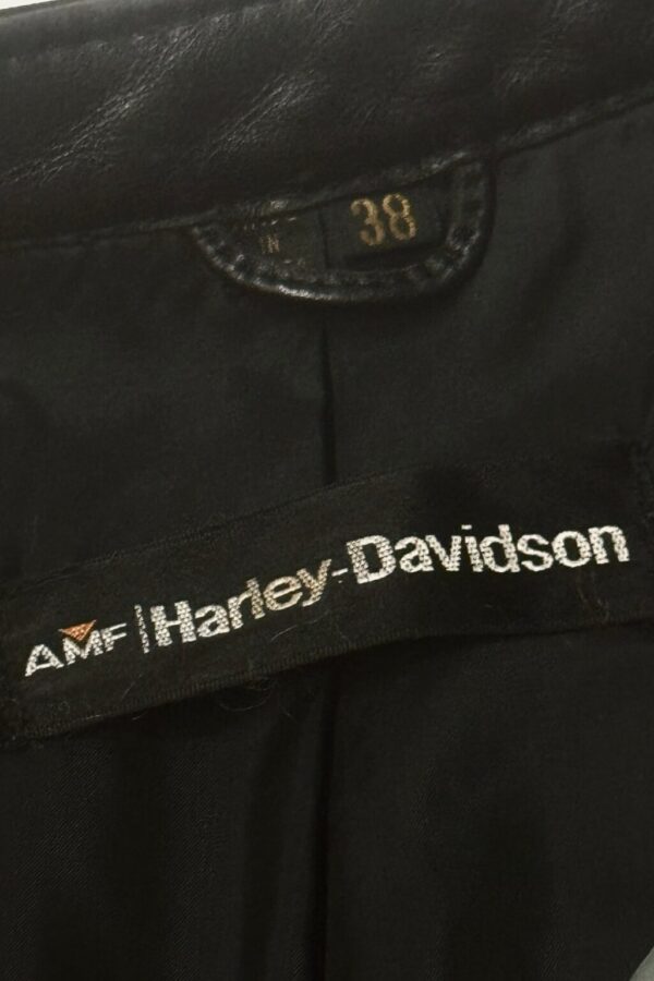 Product Image: 1970’S AMF HARLEY DAVIDSON PANELED CROPPED LEATHER JACKET SMALL