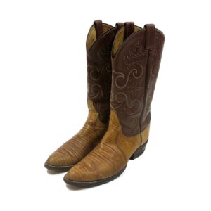 Product Image: 1980’S TONY LAMA MADE IN USA LIZARD COWBOY BOOTS 10.5