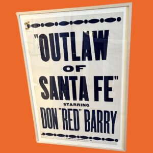 Product Image: Original Outlaw of Santa Fe Movie Poster
