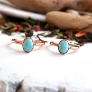 Product Image: Courage Amazonite Ring | Copper