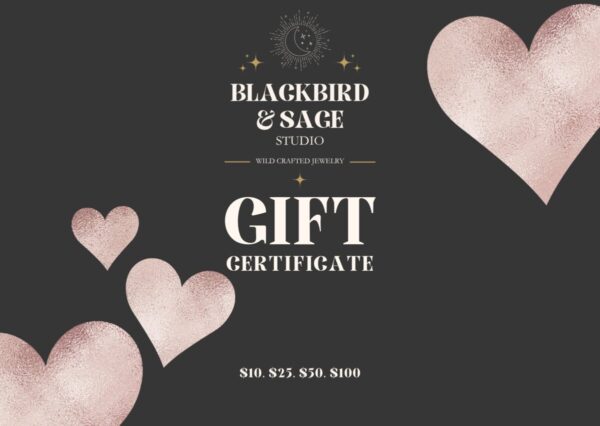 Product Image: Digital eGift Card For Blackbird & Sage Studio