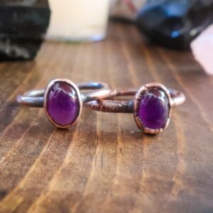 Product Image: Purple Amethyst Creativity Ring | Copper | Size 4.25, 6