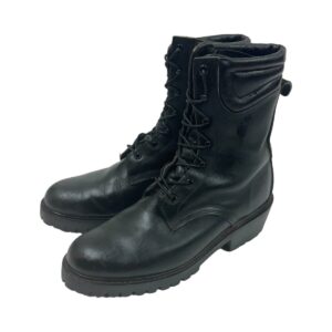 Product Image: 1990’S WILDLAND FIREFIGHTING MADE IN USA BLACK LEATHER WORK BOOTS M10