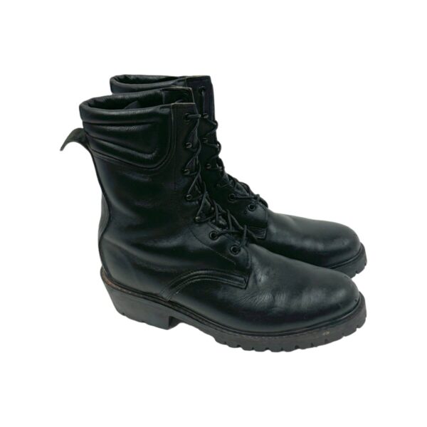 Product Image: 1990’S WILDLAND FIREFIGHTING MADE IN USA BLACK LEATHER WORK BOOTS M10