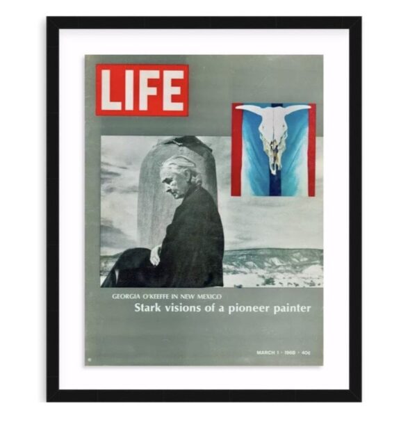 Product Image: Georgia O’Keeffe LIFE Cover Framed