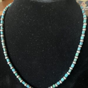 Product Image: Turquoise with silver beads