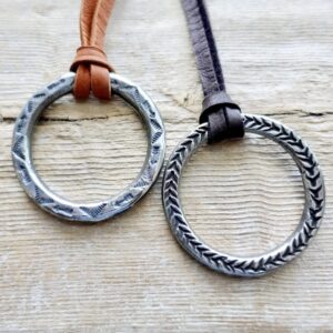 Product Image: Santa Fe Moon on Deer Leather Cord