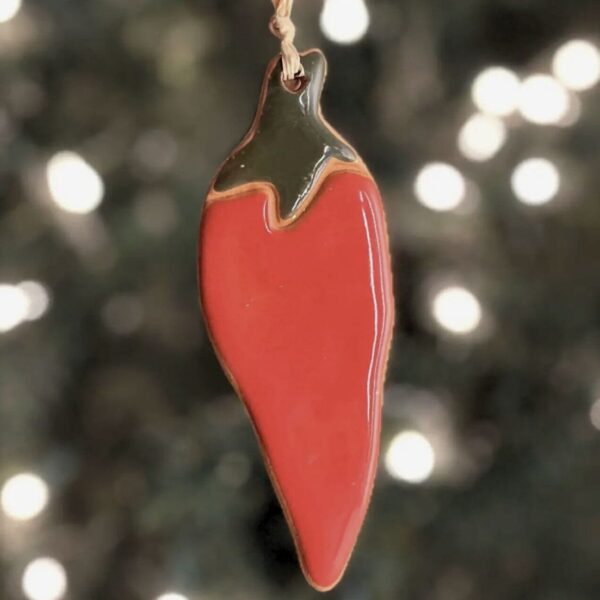 Product Image: Red Chile Clay Ornament