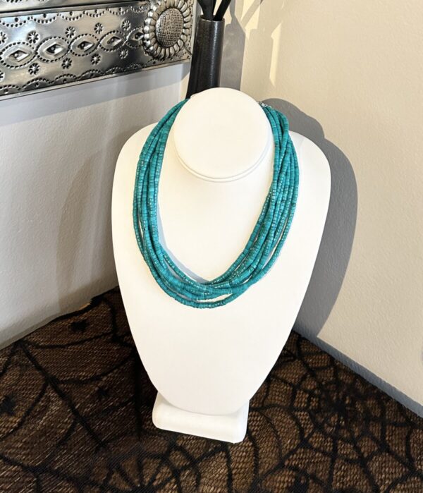 Product Image: Turquoise, Freshwater Pearl and Sterling Necklace