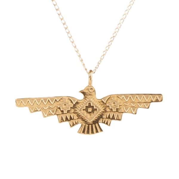 Product Image: Gold Thunderbird Necklace