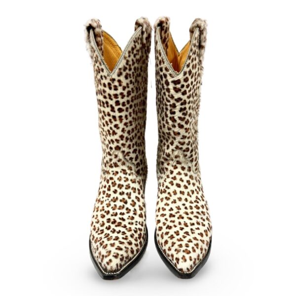 Product Image: 1980’S CUSTOM CHEETAH PRINT PONY HAIR MADE IN USA LEATHER COWBOY BOOTS WOMEN’S 8 MEN’S 7