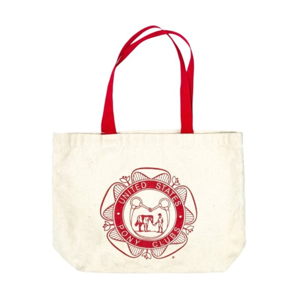 Product Image: 1980’S UNITED STATES PONY CLUB CANVAS RED TOTE BAG