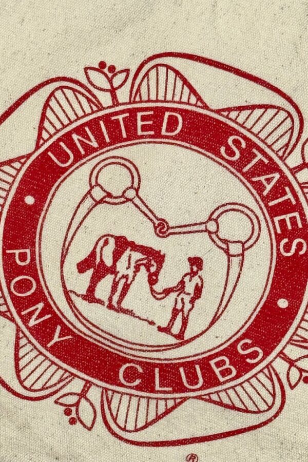 Product Image: 1980’S UNITED STATES PONY CLUB CANVAS RED TOTE BAG