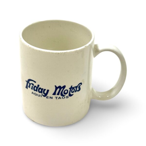 Product Image: 1980’S FRIDAY MOTORS TAOS CERAMIC MUG