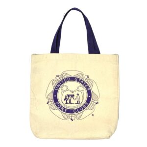 Product Image: 1980’S UNITED STATES PONY CLUB CANVAS PURPLE TOTE BAG