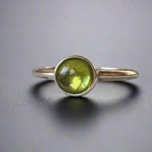 Product Image: Peridot Ring | Sterling Silver | Size 6