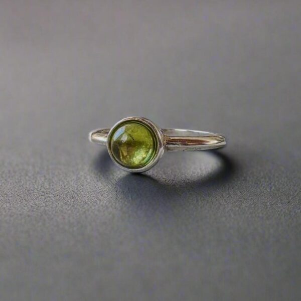 Product Image: Peridot Ring | Sterling Silver | Size 6