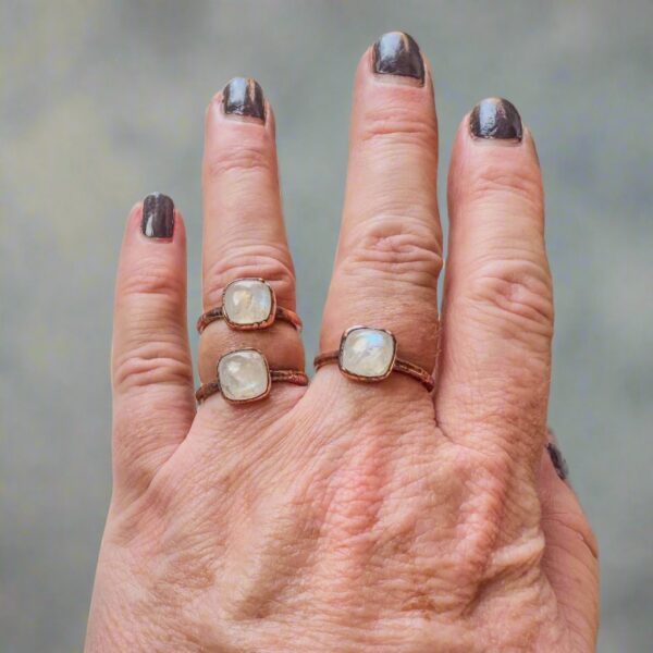 Product Image: Moonstone Ring | Copper