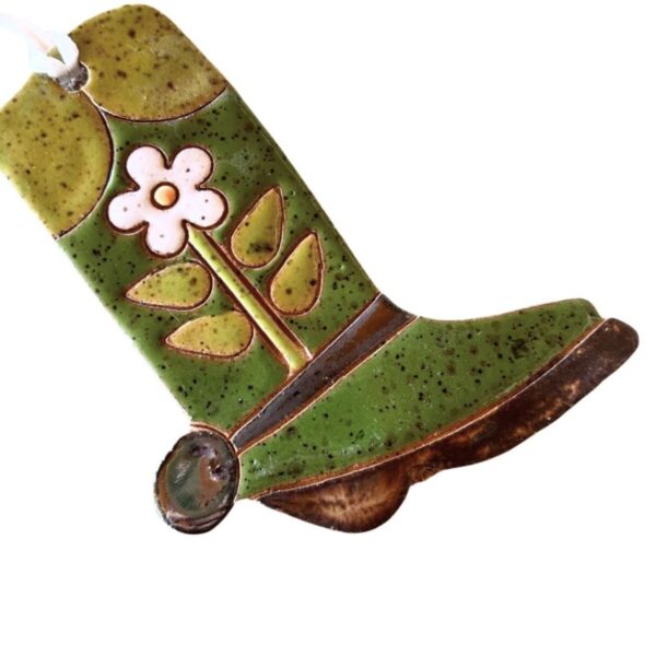 Product Image: Ceramic Cowboy Boot Ornament