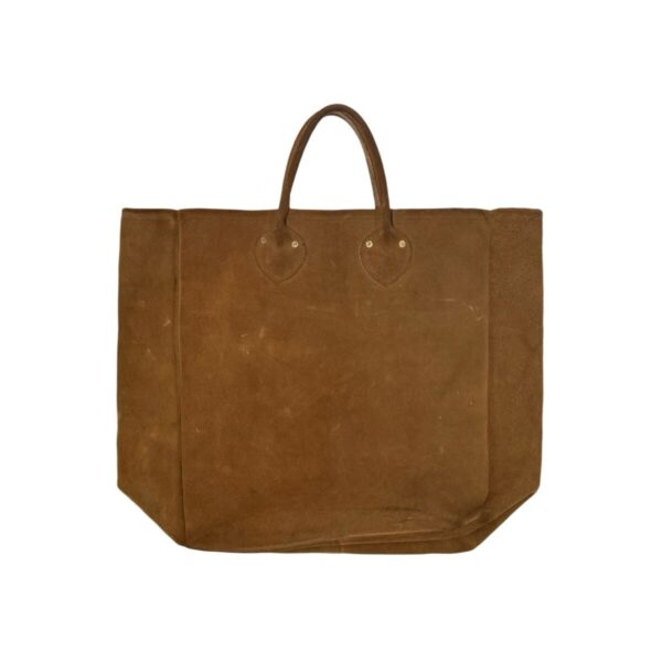 Product Image: 1970’S THRASHED SUEDE LEATHER MADE IN USA TOTE BAG