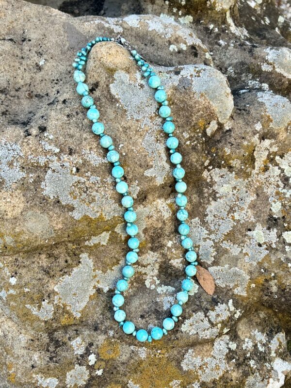 Product Image: Turquoise and Natural Pearl Necklace